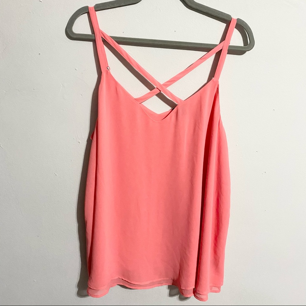 Torrid Pink Strappy Tank - Picture 2 of 10